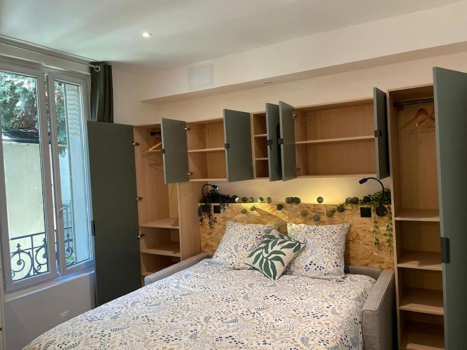 Studio Verdoyant Avec Exterieur Maisons-Alfort Luaran gambar