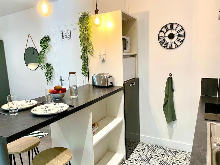 Studio Verdoyant Avec Exterieur Maisons-Alfort Luaran gambar