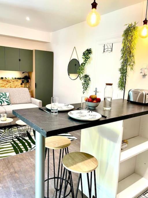 Studio Verdoyant Avec Exterieur Maisons-Alfort Luaran gambar
