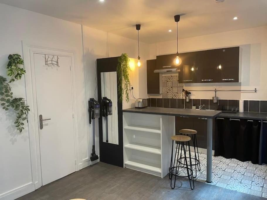 Studio Verdoyant Avec Exterieur Maisons-Alfort Luaran gambar
